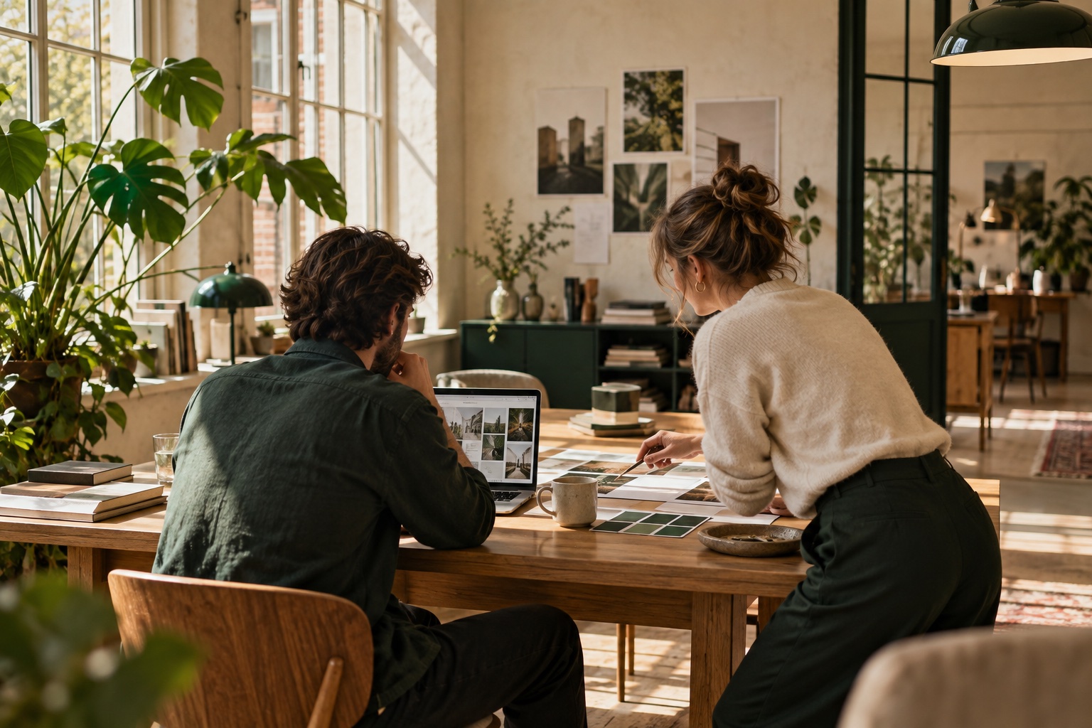 AI-sfeerbeeld van een creatieve studio